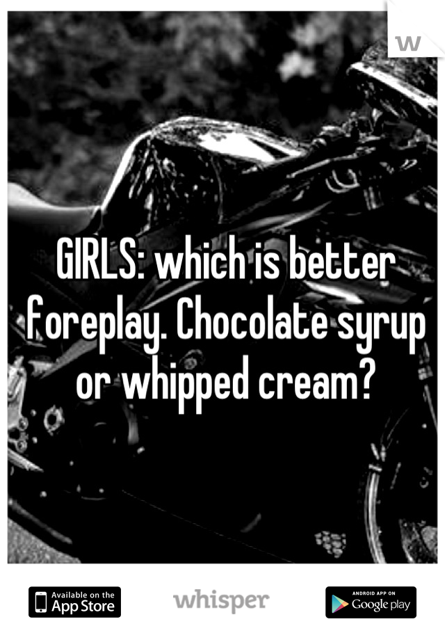 Whip Cream Foreplay